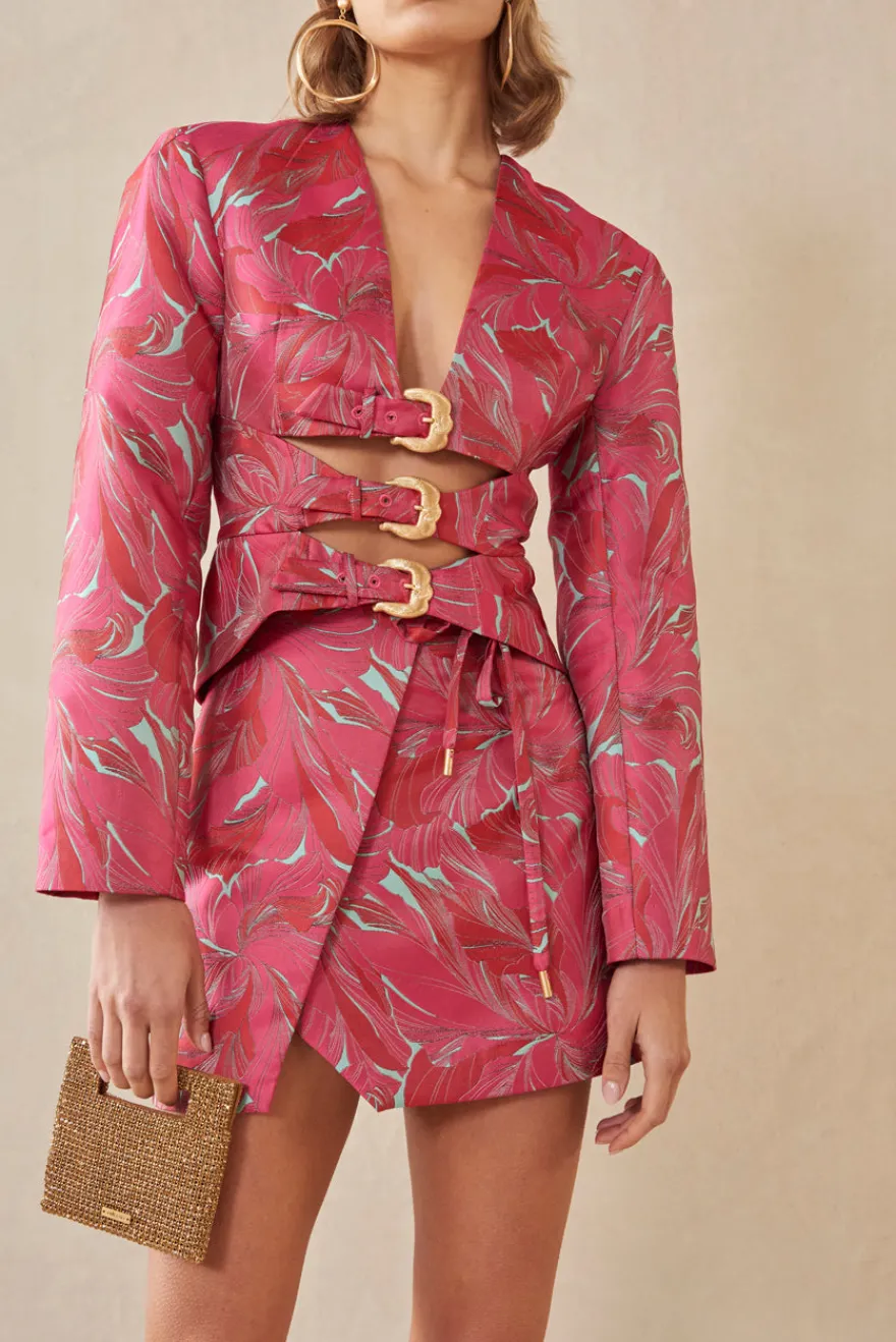Online Cult Gaia Gabby Blazer Chantarelle Pink