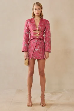 Online Cult Gaia Gabby Blazer Chantarelle Pink