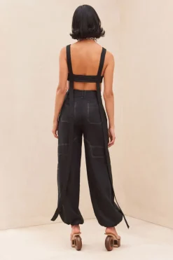 Clearance Cult Gaia Gabi Crochet Top Black