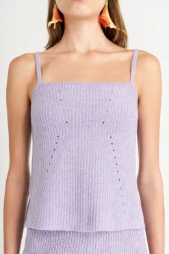 Online Cult Gaia Gesa Knit Top Amethyst