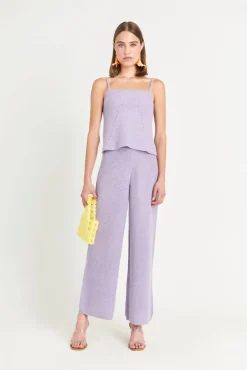 Online Cult Gaia Gesa Knit Top Amethyst