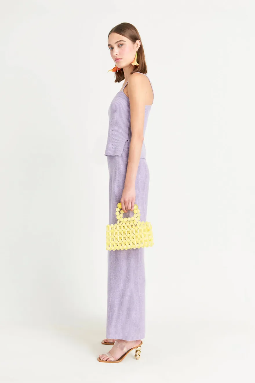 Online Cult Gaia Gesa Knit Top Amethyst