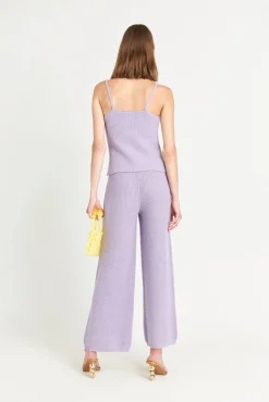 Online Cult Gaia Gesa Knit Top Amethyst