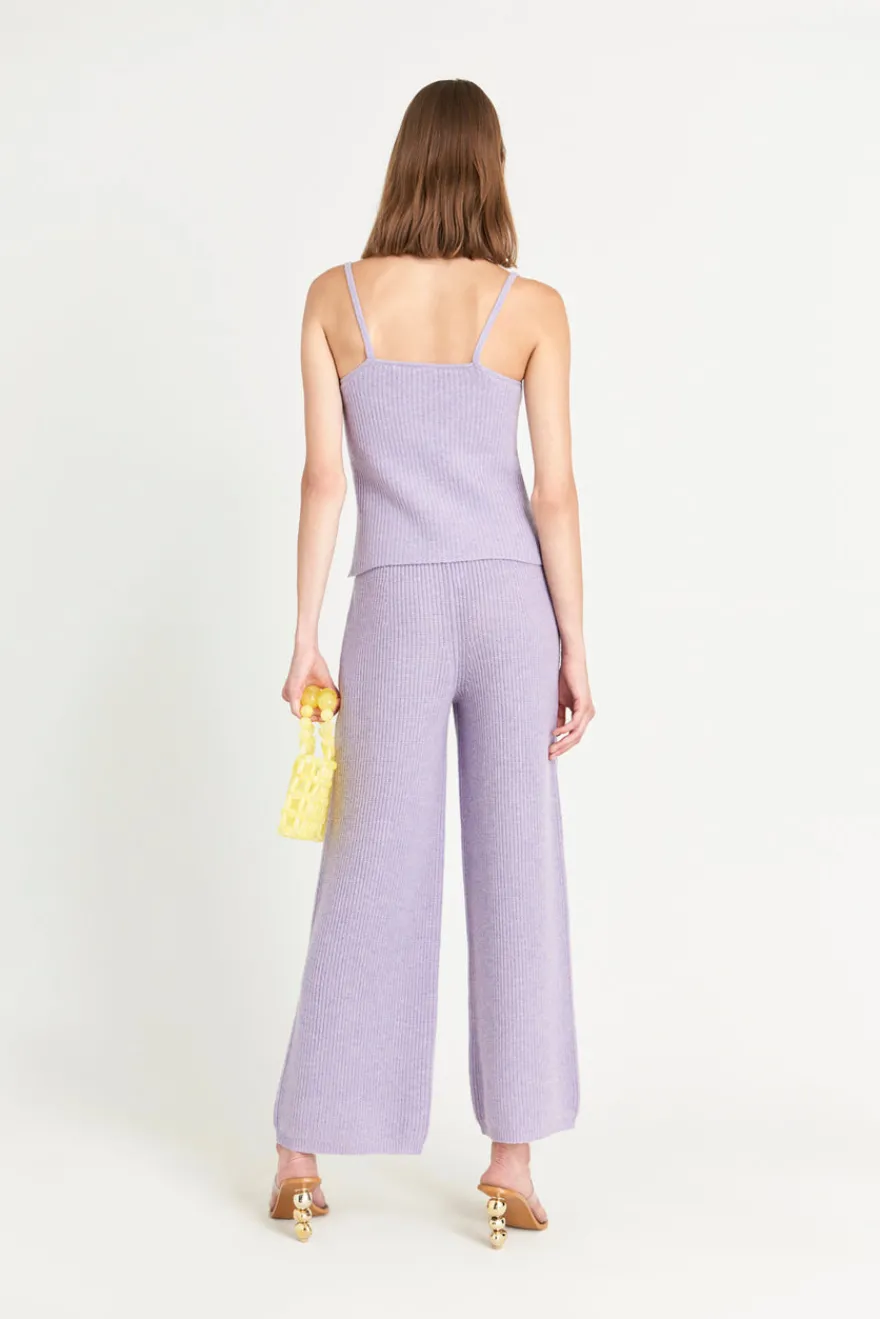Online Cult Gaia Gesa Knit Top Amethyst