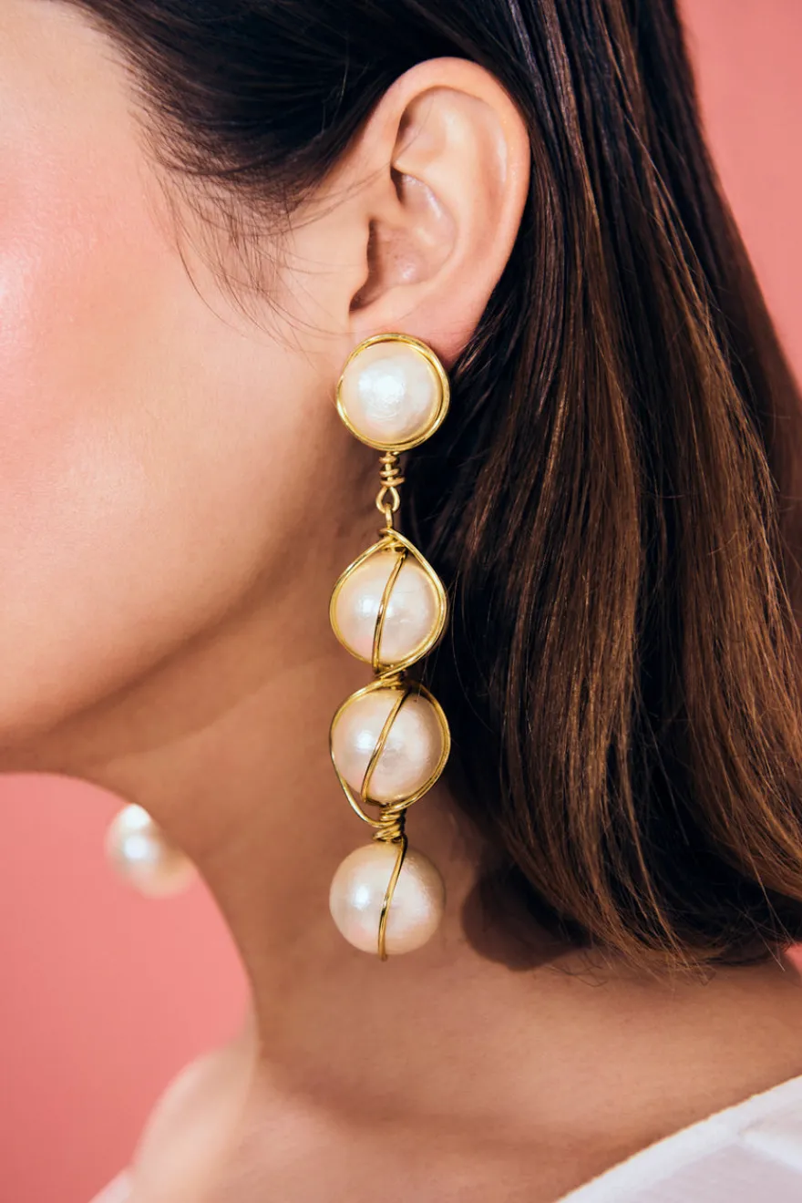 Cult Gaia Giga Earring Pearl