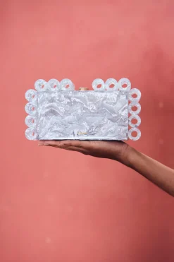 Outlet Cult Gaia Harlow Clutch Silver