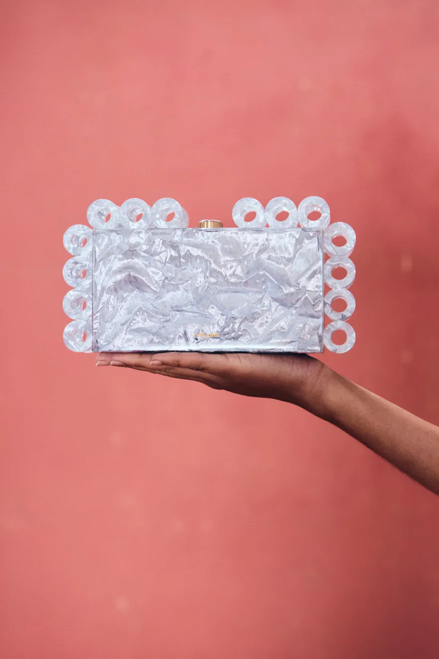 Outlet Cult Gaia Harlow Clutch Silver