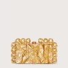Cult Gaia Harlow Clutch Gold