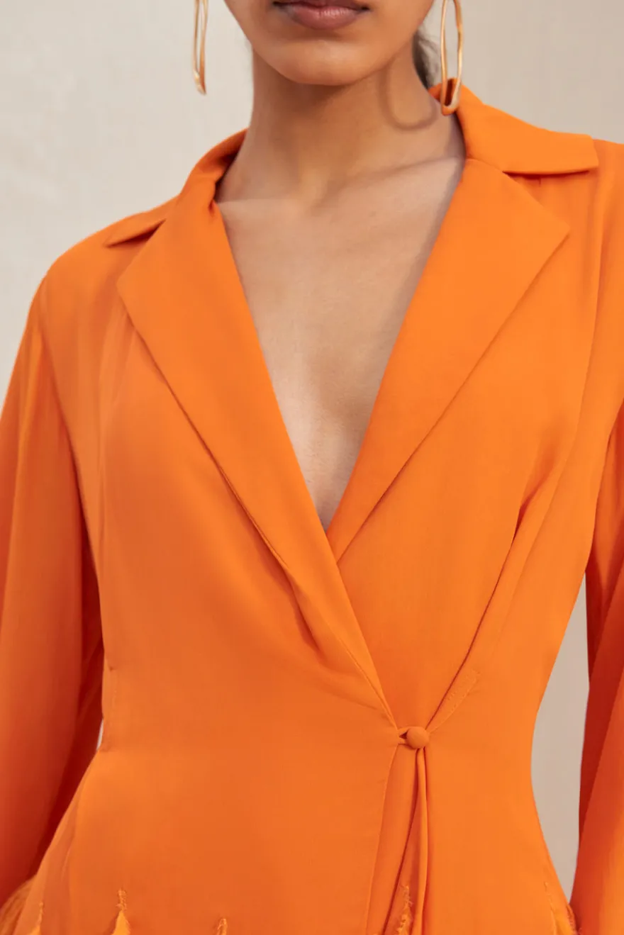 Cult Gaia Harper Dress Papaya