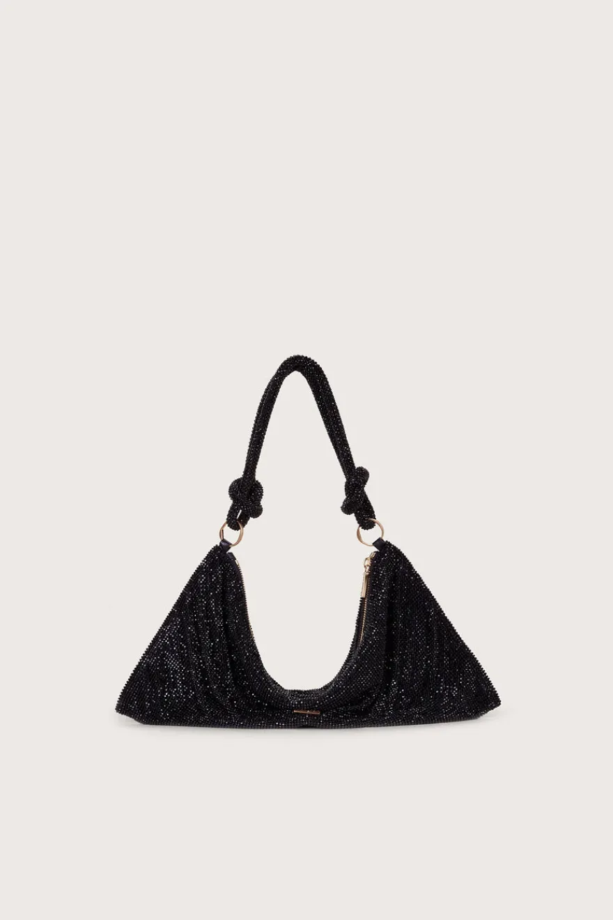 Sale Cult Gaia Hera Mini Rhinestone Shoulder Bag Black