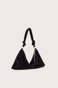 Sale Cult Gaia Hera Mini Rhinestone Shoulder Bag Black