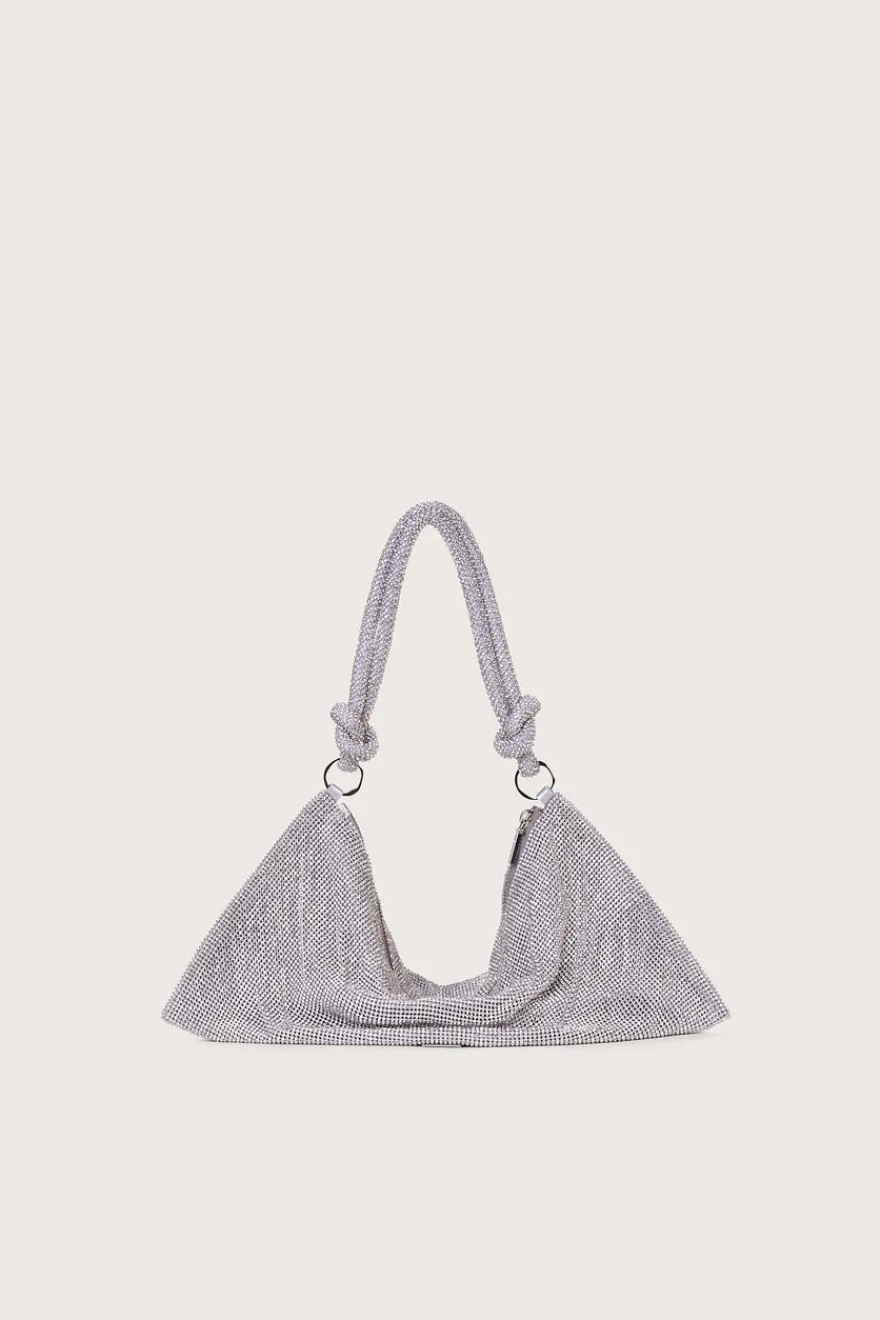 Clearance Cult Gaia Hera Mini Rhinestone Shoulder Bag Clear