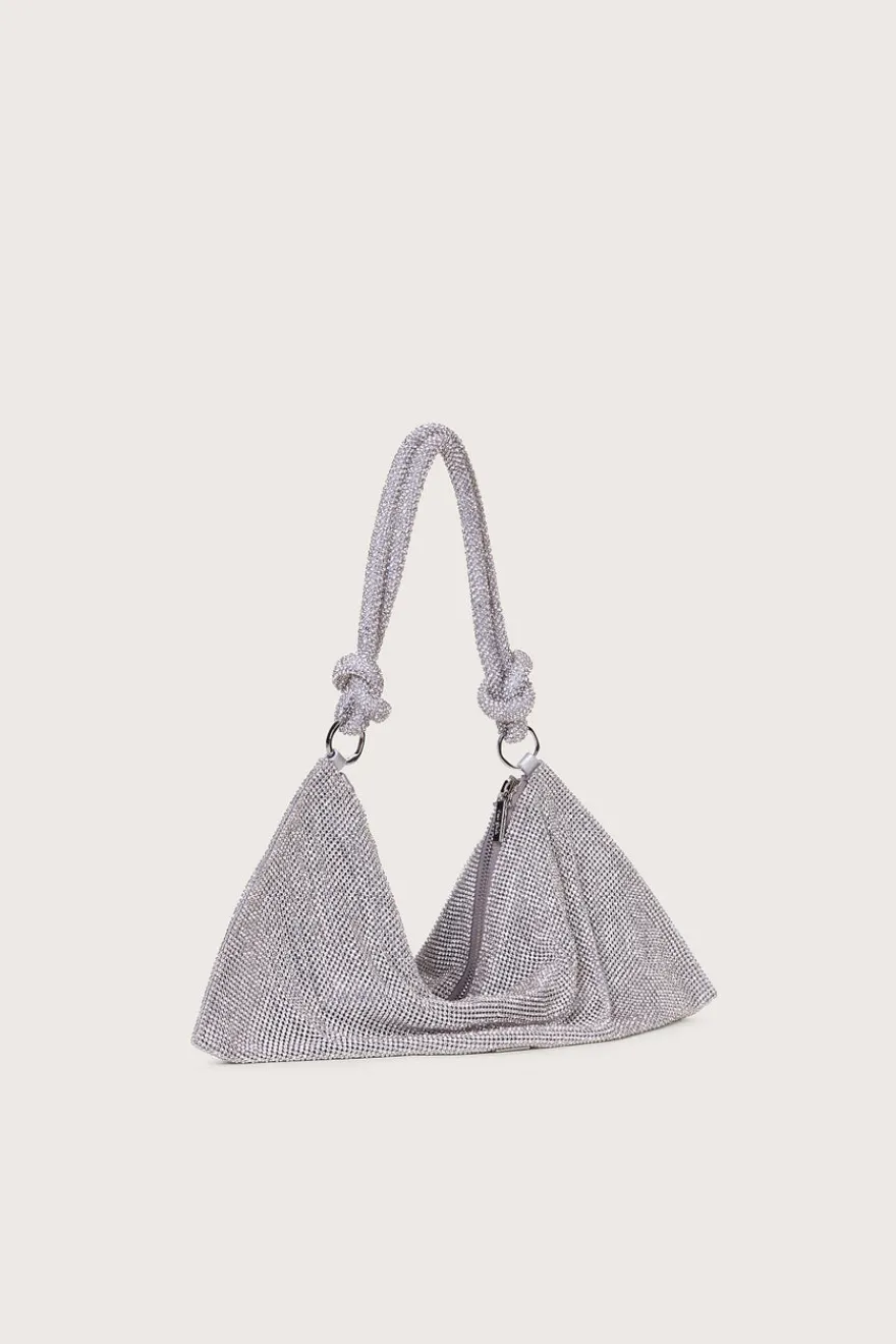 Clearance Cult Gaia Hera Mini Rhinestone Shoulder Bag Clear