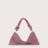 Outlet Cult Gaia Hera Nano Rhinestone Shoulder Bag Shell Pink