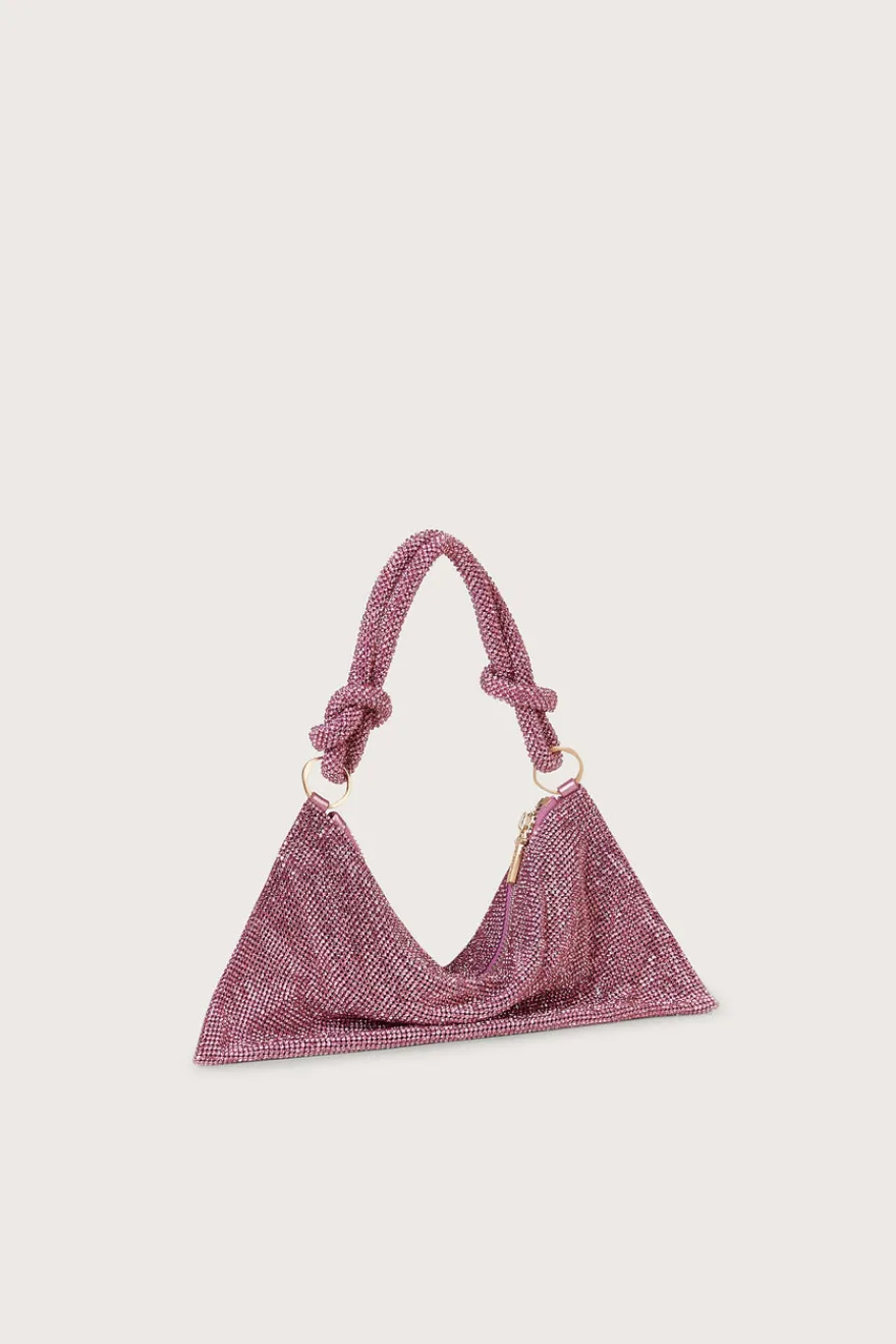 Outlet Cult Gaia Hera Nano Rhinestone Shoulder Bag Shell Pink