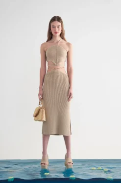 Sale Cult Gaia Imara Knit Top Ecru