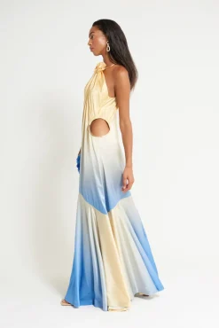 Discount Cult Gaia Iris Gown Prosecco Ombre