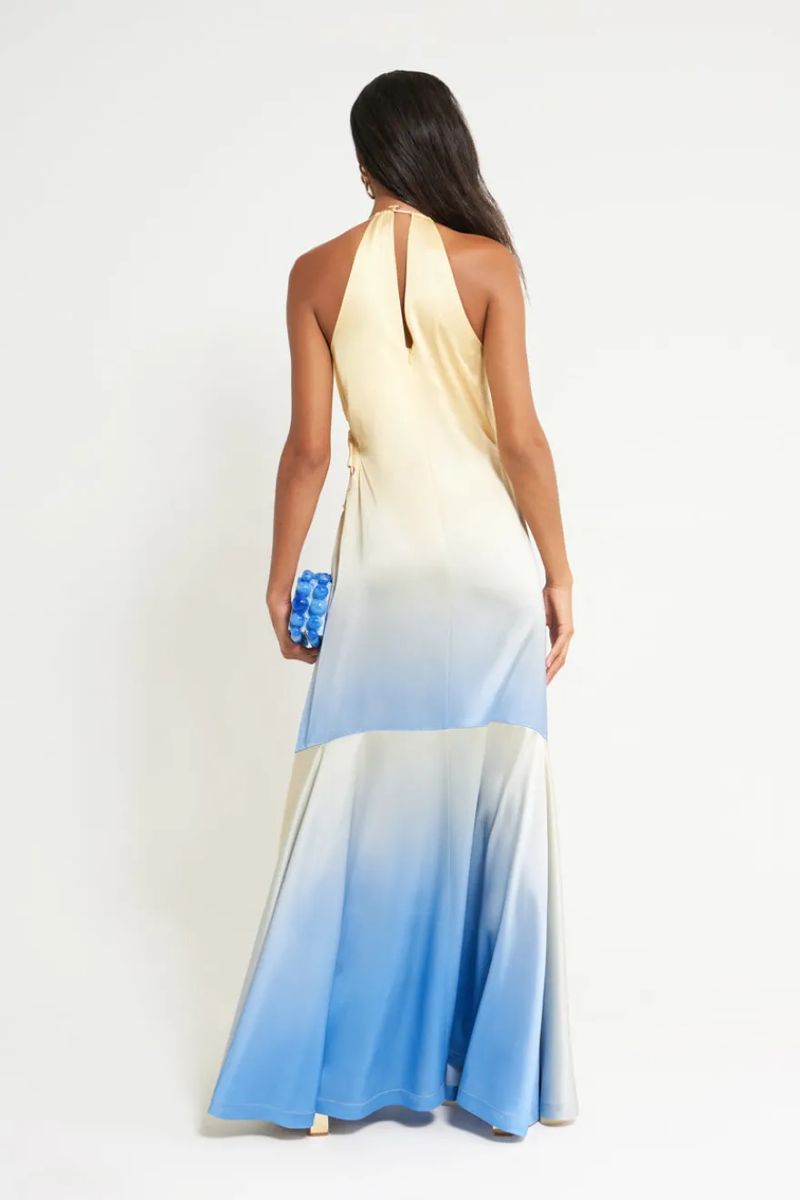 Discount Cult Gaia Iris Gown Prosecco Ombre