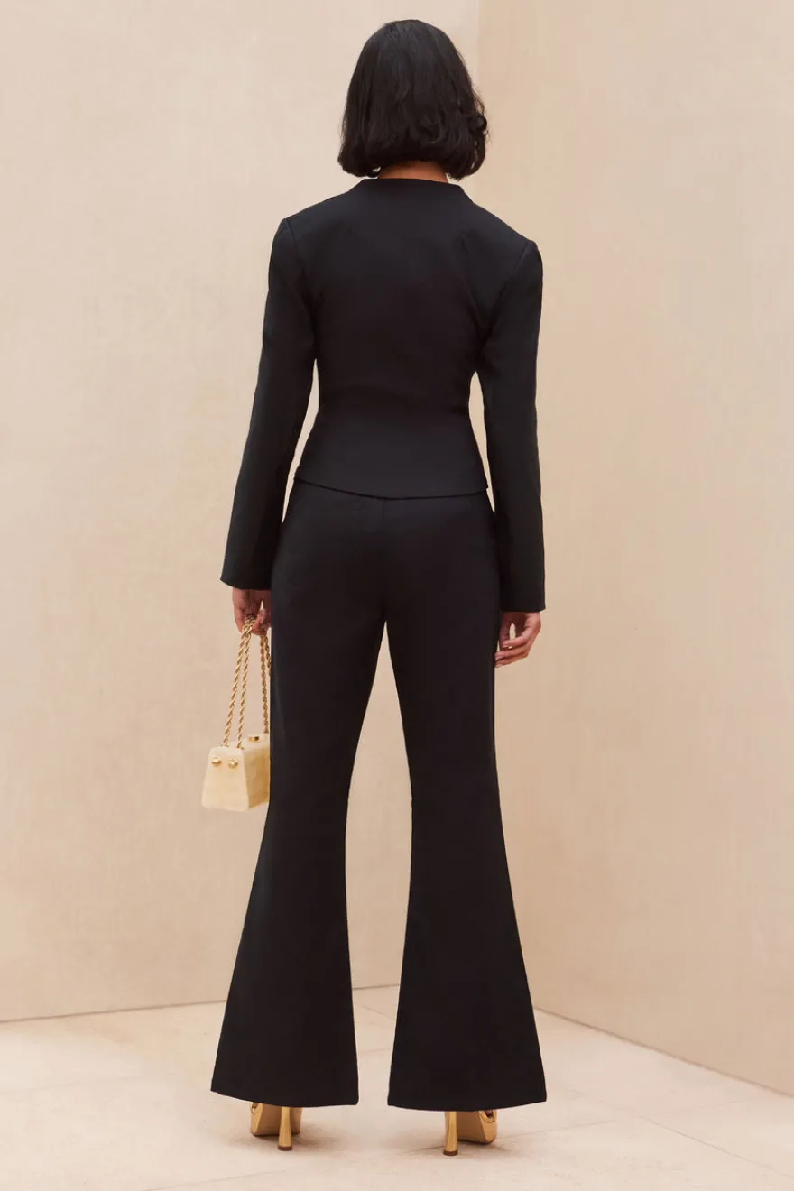 New Cult Gaia Isabel Pant Black