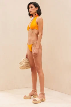 Cult Gaia Jocelyn Bikini Bottom Papaya