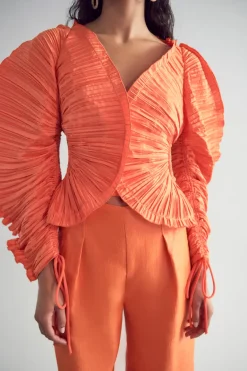 New Cult Gaia Jules Top Poppy