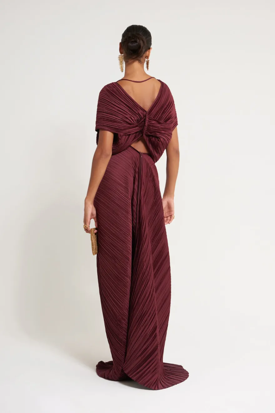 New Cult Gaia Juniper Top Maroon Peak