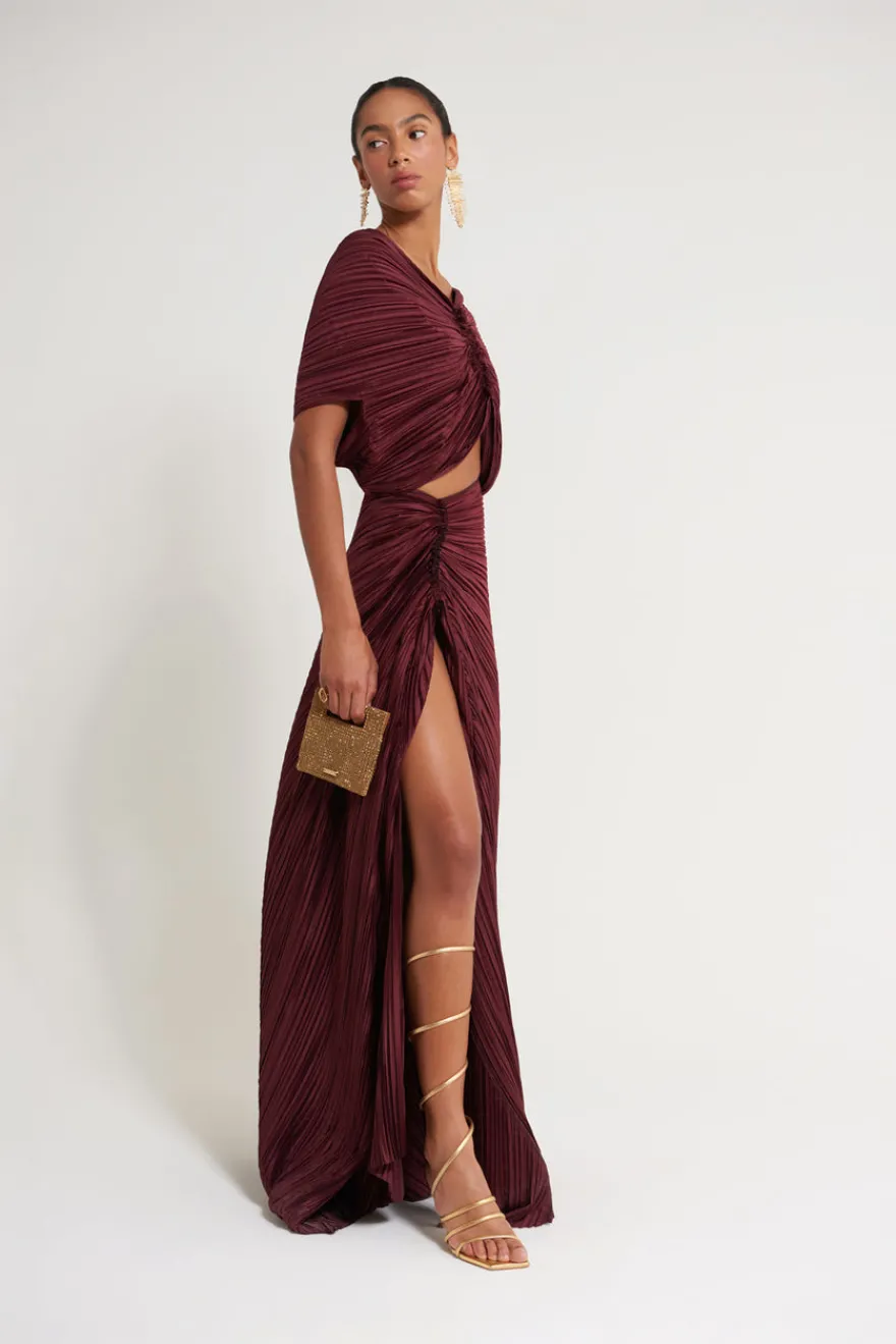 New Cult Gaia Juniper Top Maroon Peak