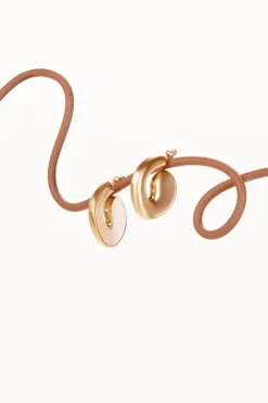 Hot Cult Gaia Karina Earring Brushed Brass