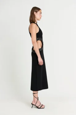Hot Cult Gaia Katina Knit Dress Black