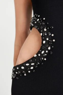 Hot Cult Gaia Katina Knit Dress Black