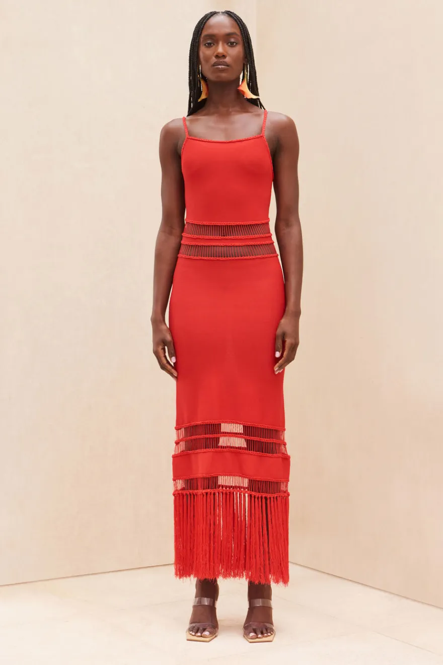 New Cult Gaia Kiki Knit Dress Amanita