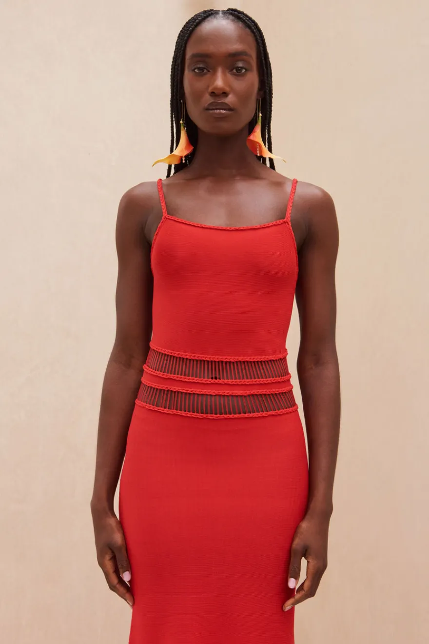 New Cult Gaia Kiki Knit Dress Amanita