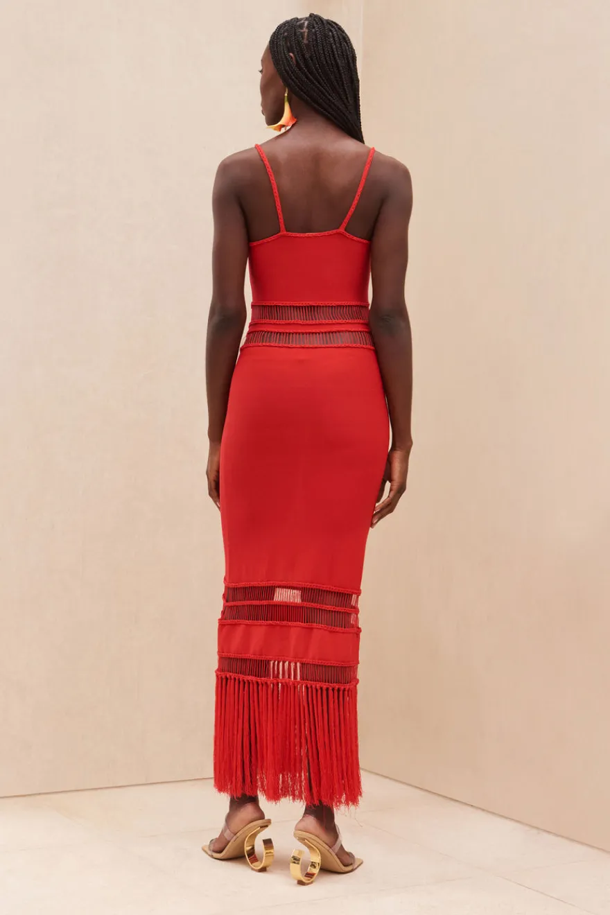 New Cult Gaia Kiki Knit Dress Amanita
