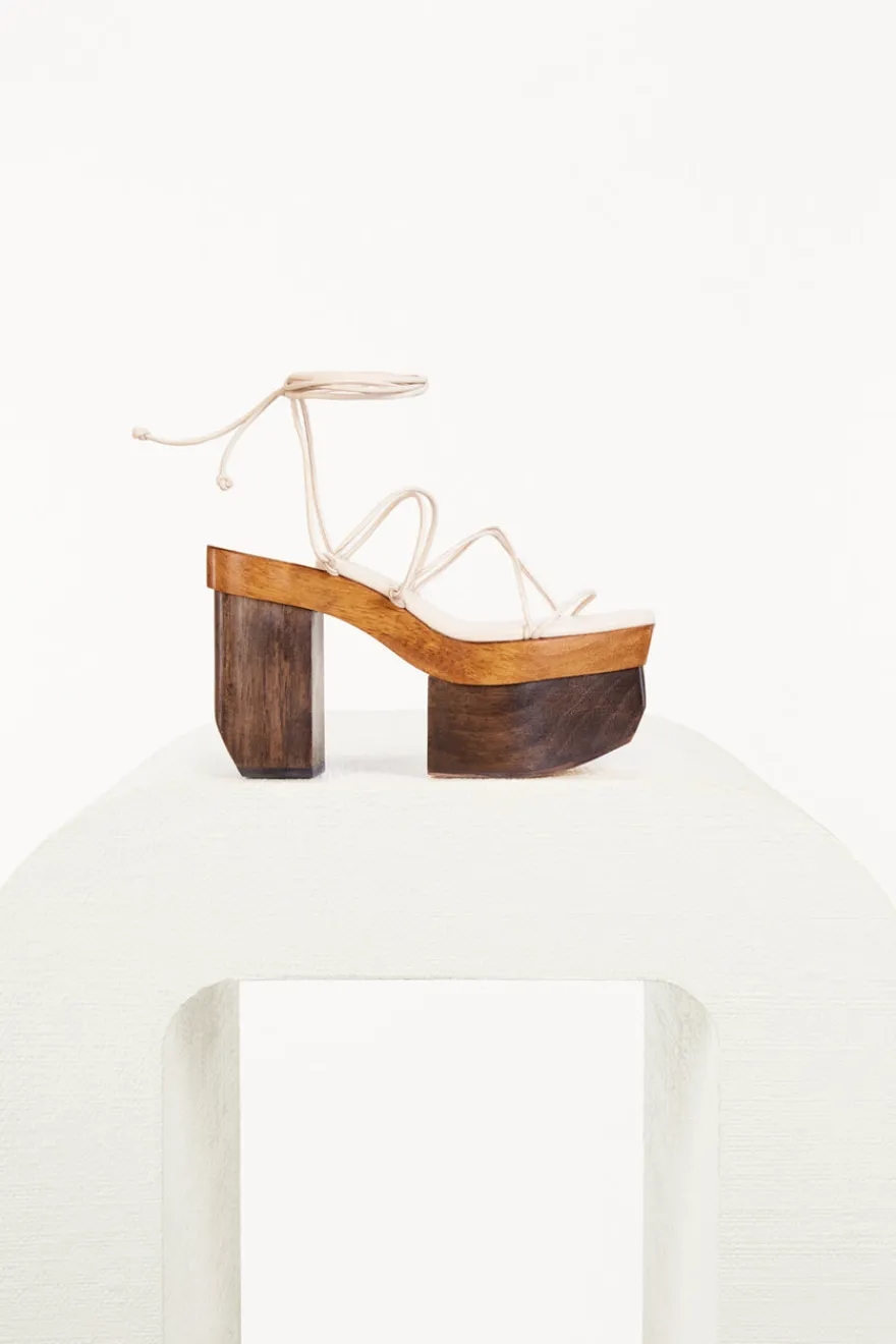 Outlet Cult Gaia Kiki Platform Off White