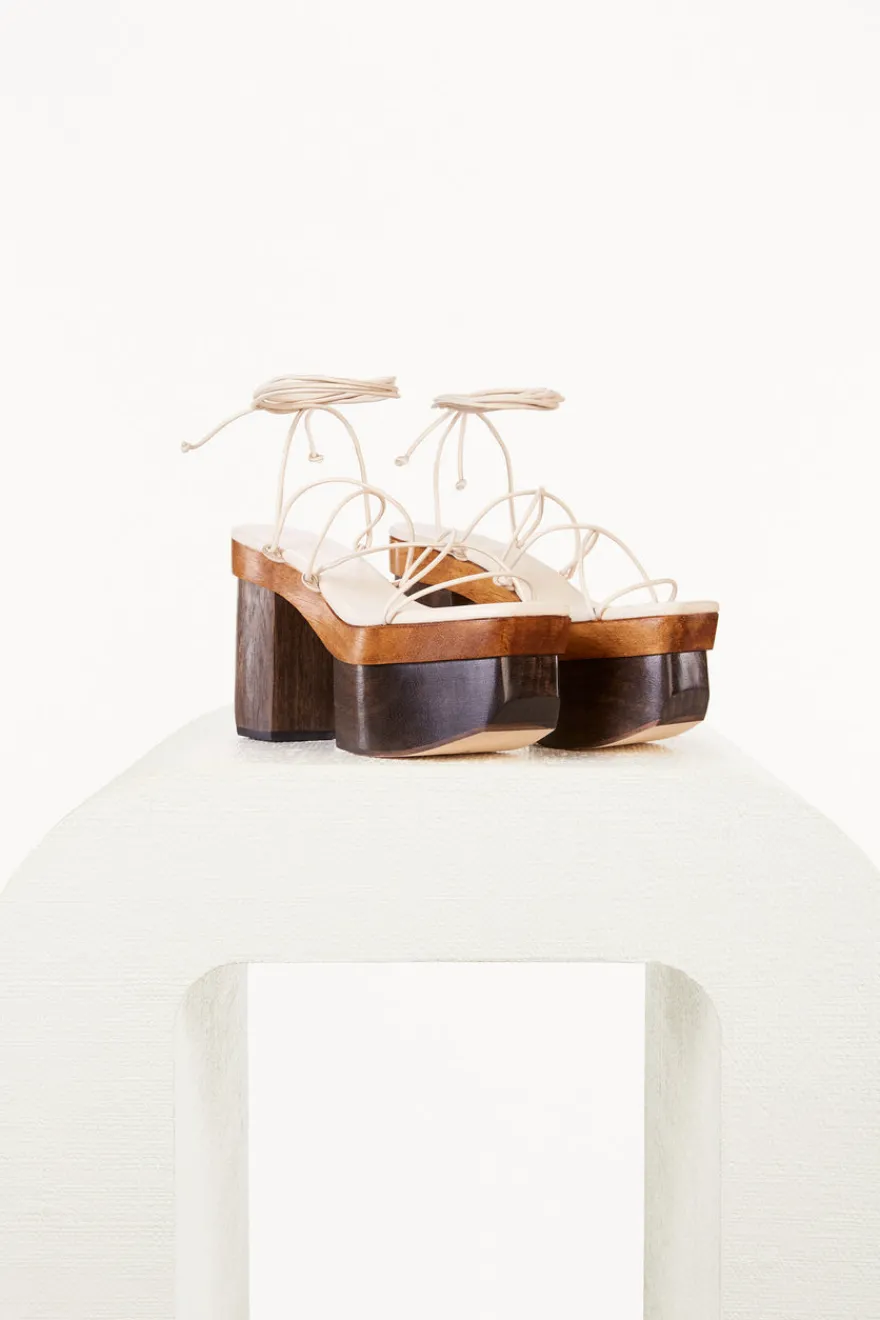 Outlet Cult Gaia Kiki Platform Off White