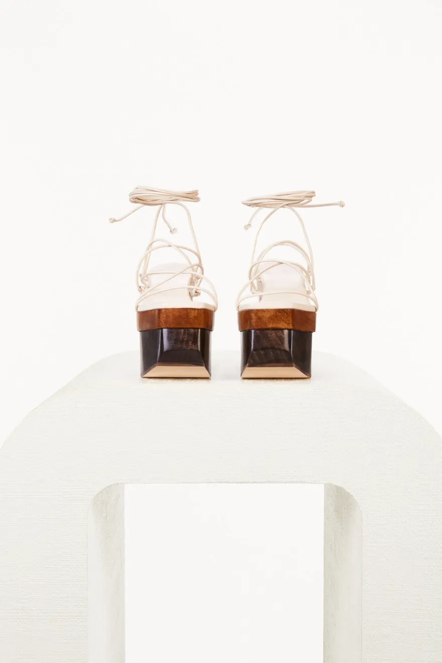 Outlet Cult Gaia Kiki Platform Off White