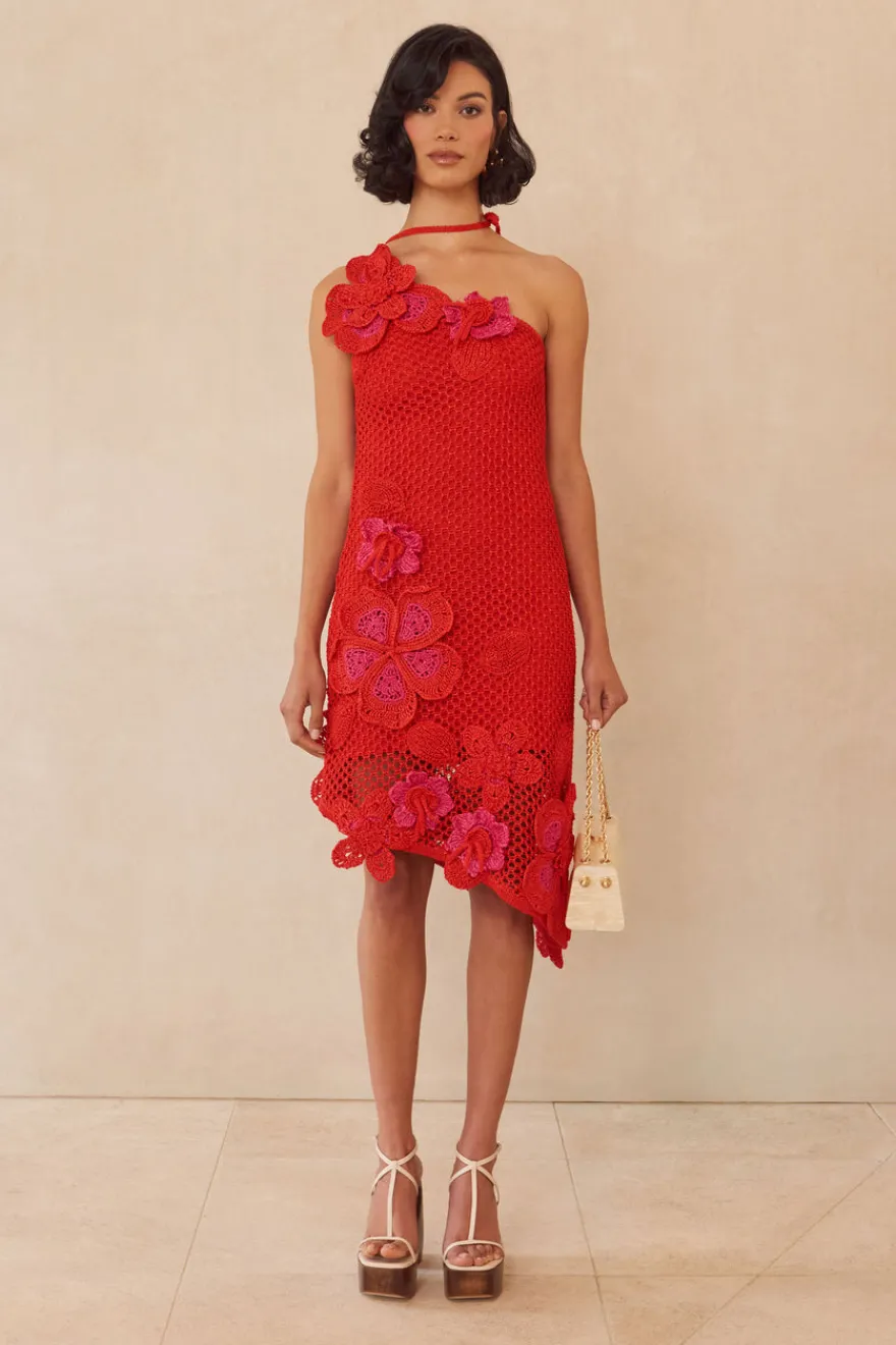 Sale Cult Gaia Kourtney Crochet Dress Amanita