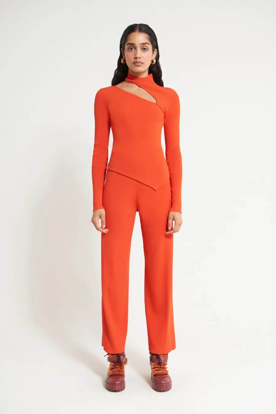Discount Cult Gaia Krislyn Knit Top Rouge
