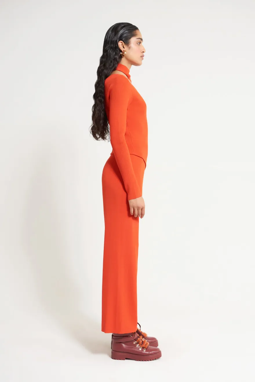 Discount Cult Gaia Krislyn Knit Top Rouge