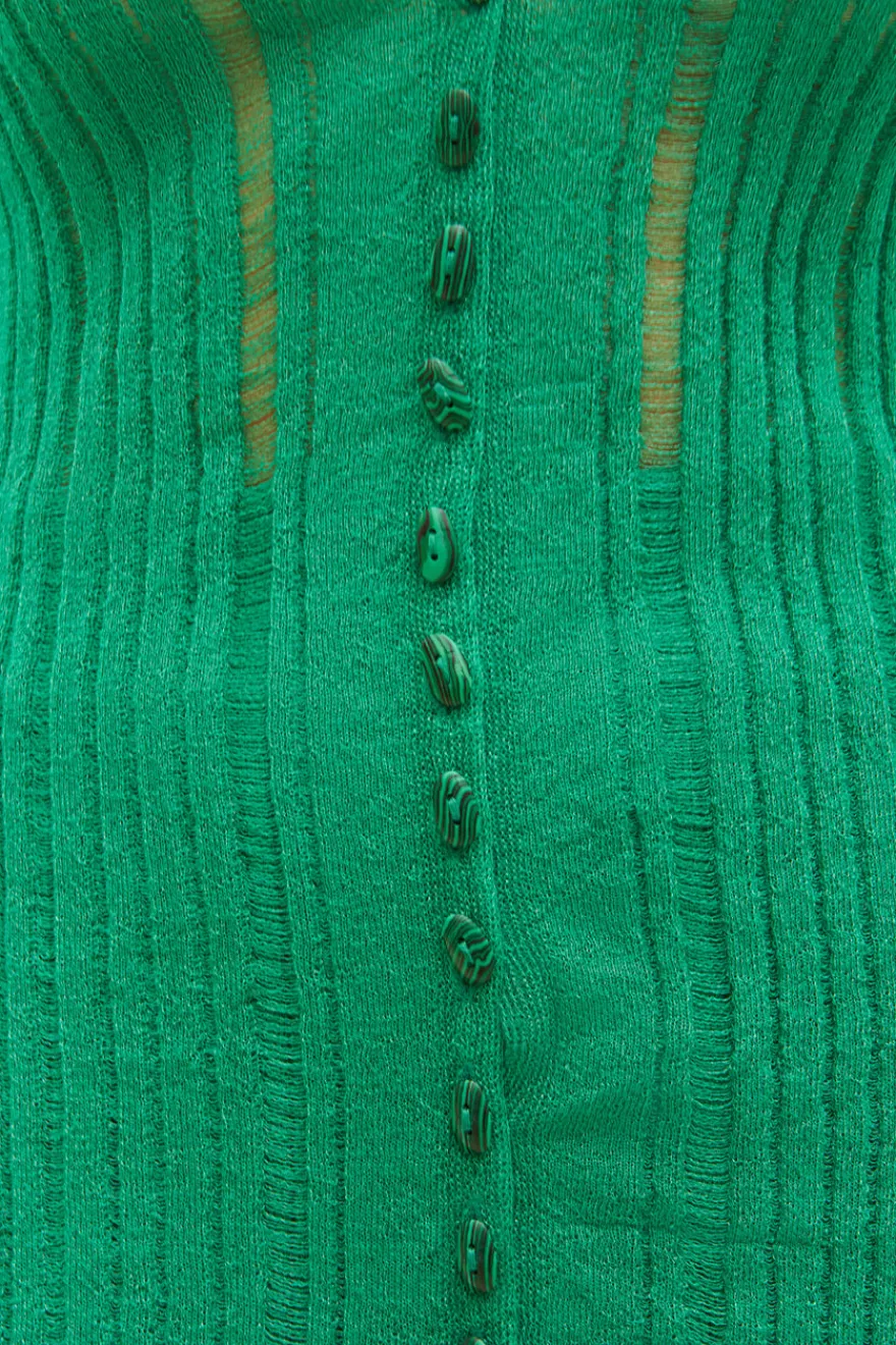 Online Cult Gaia Laila Knit Top Vine