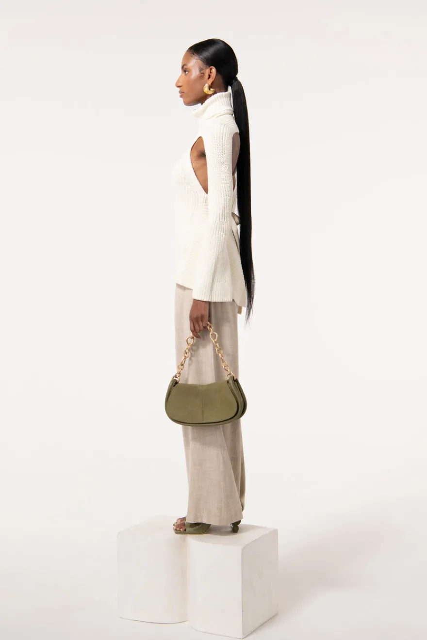 Discount Cult Gaia Lapis Knit Sweater Off White