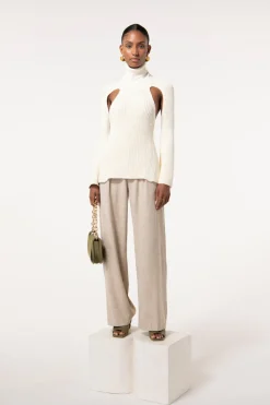 Discount Cult Gaia Lapis Knit Sweater Off White