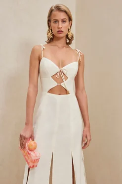Sale Cult Gaia Liv Dress Off White