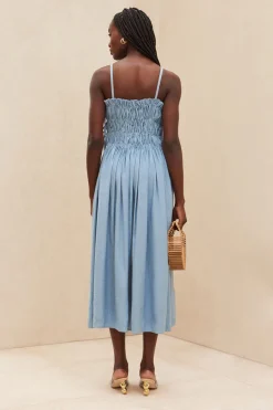 Cult Gaia Lola Dress Steel
