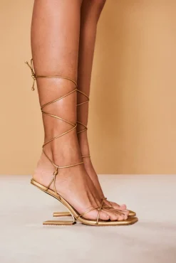 Discount Cult Gaia Lotus Sandal Gold