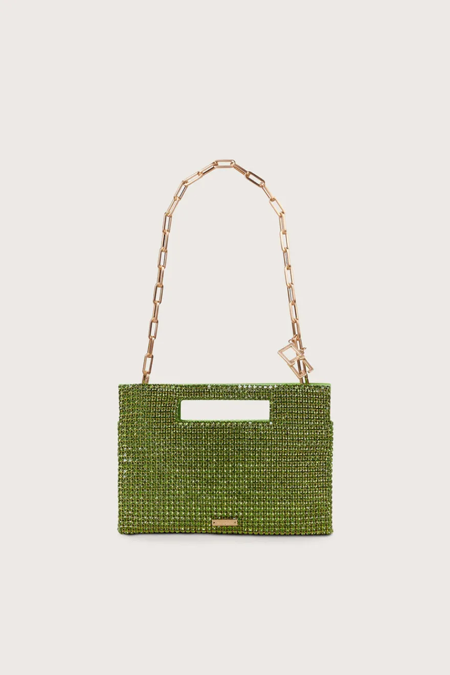 Best Cult Gaia Lucinda Mini Rhinestone Shoulder Bag Palm