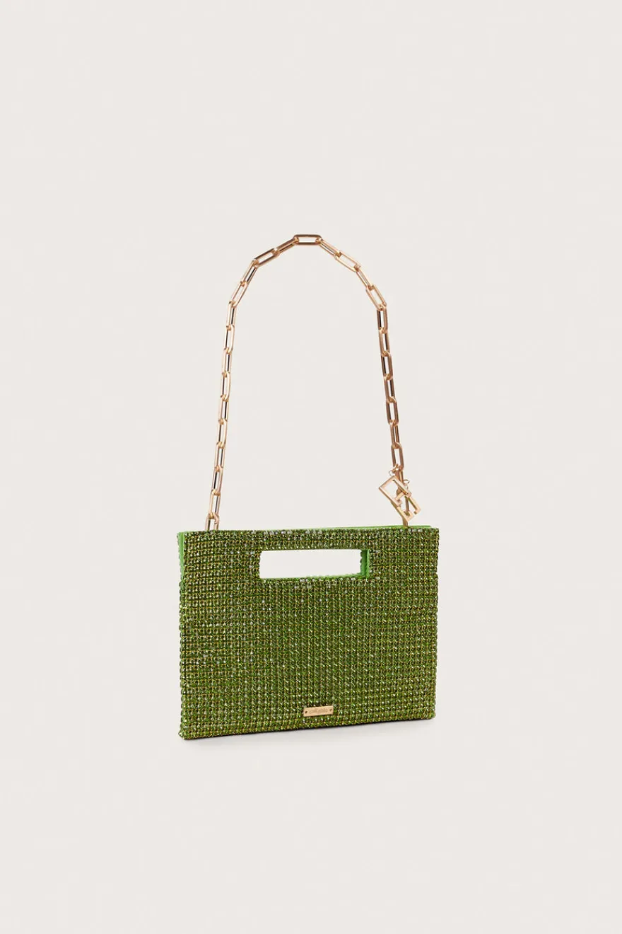 Best Cult Gaia Lucinda Mini Rhinestone Shoulder Bag Palm