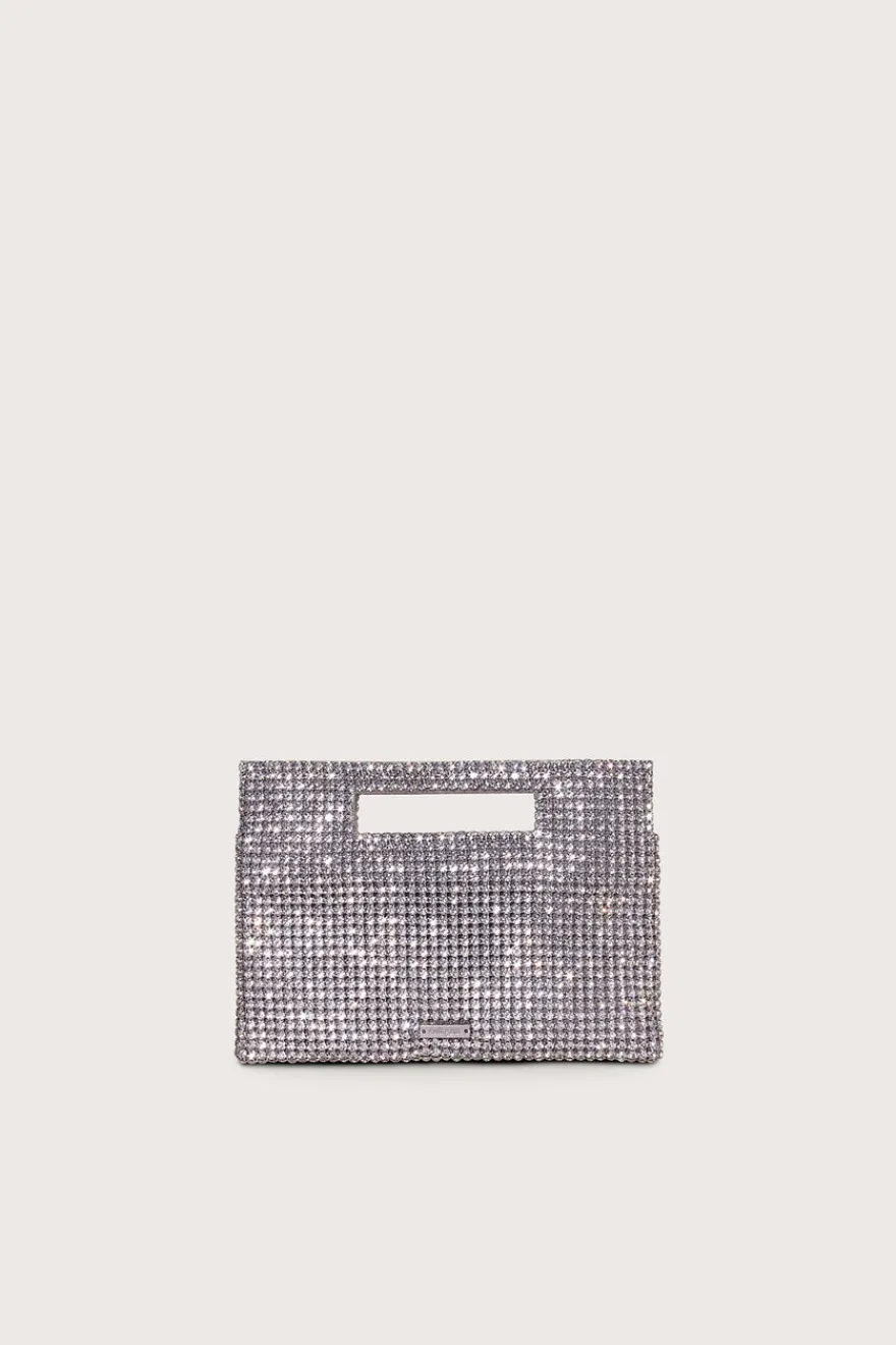 Outlet Cult Gaia Lucinda Mini Rhinestone Shoulder Bag Clear