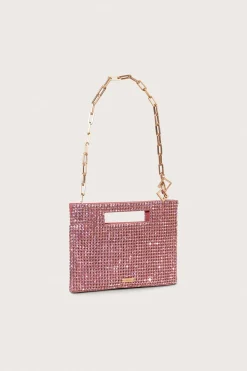 Online Cult Gaia Lucinda Mini Rhinestone Shoulder Bag Azalea