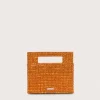 Clearance Cult Gaia Lucinda Nano Rhinestone Clutch Papaya